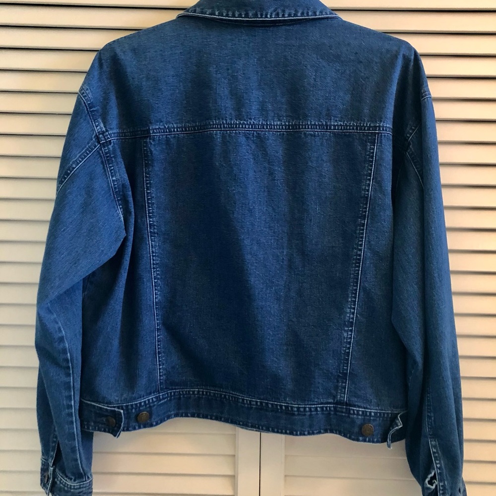 Talbots Denim Jacket Large - Picture 2 of 4